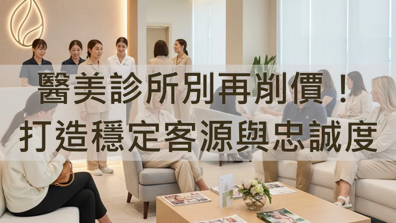 別再削價！醫美診所的口碑行銷，教你打造穩定客源與忠誠度
