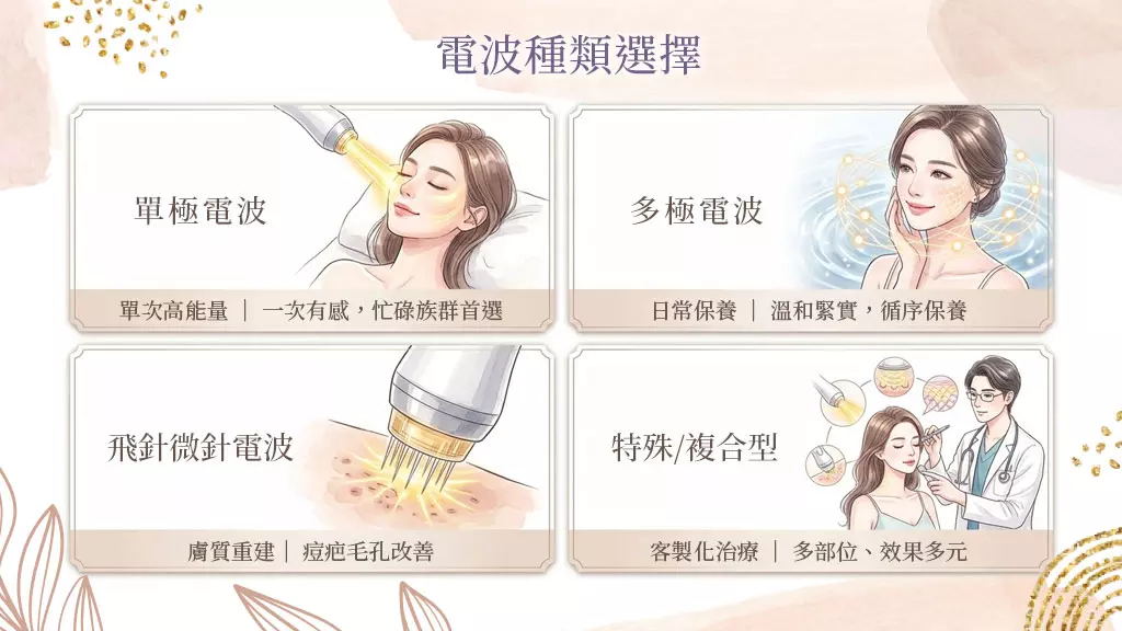 電波療程四大種類總覽