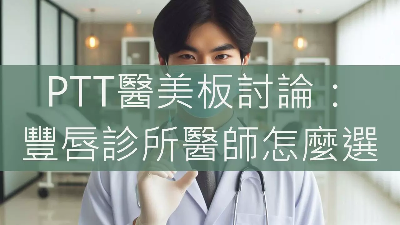 PTT醫美板討論：豐唇診所醫師怎麼選