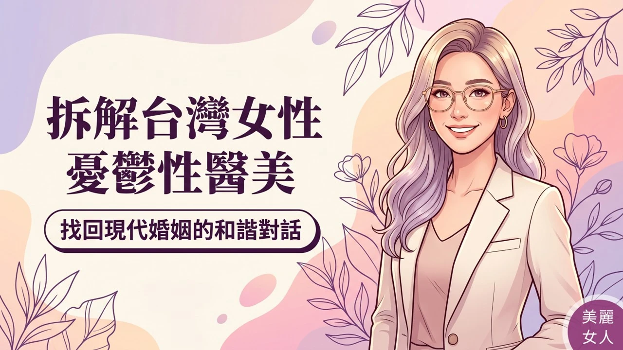 她買的不是青春，是底氣：拆解台灣中年女性的「憂鬱性醫美」，找回現代婚姻的和諧對話