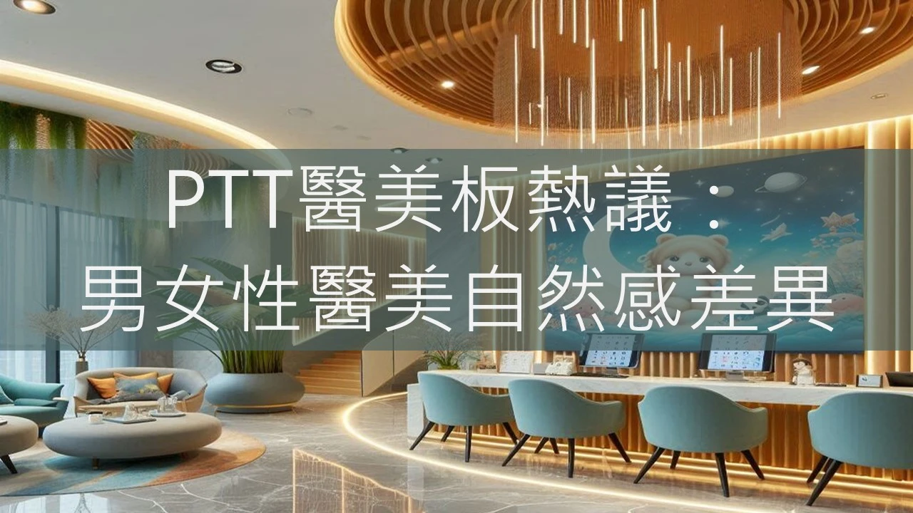 PTT醫美板熱議：男女性醫美自然感差異