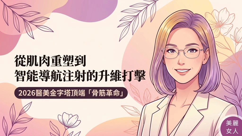 【美麗女人產業研究室】2026醫美金字塔頂端的「骨筋革命」：從肌肉重塑到智能導航注射的升維打擊