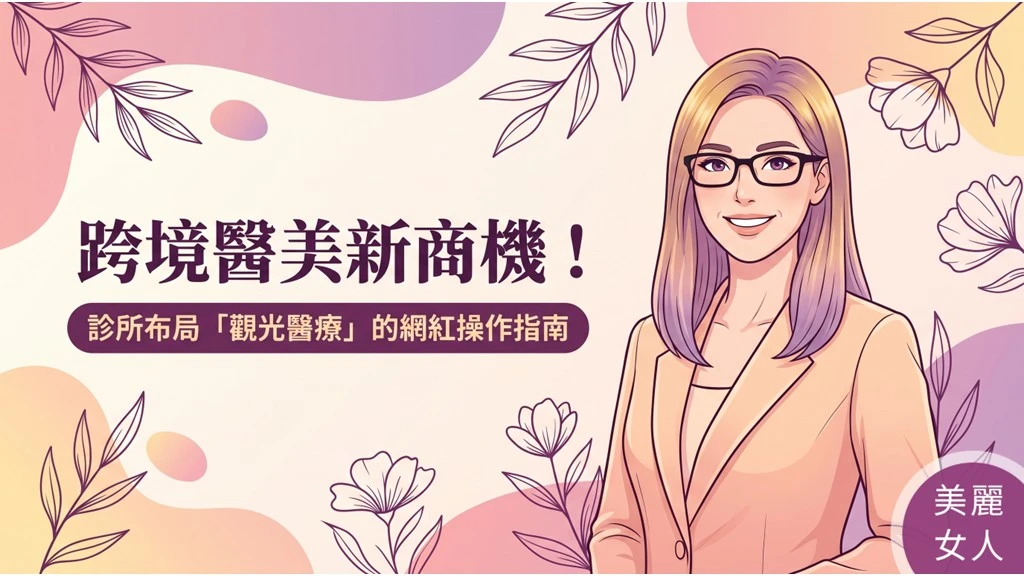 醫美診所口碑行銷想布局觀光醫療，網紅有何助力？