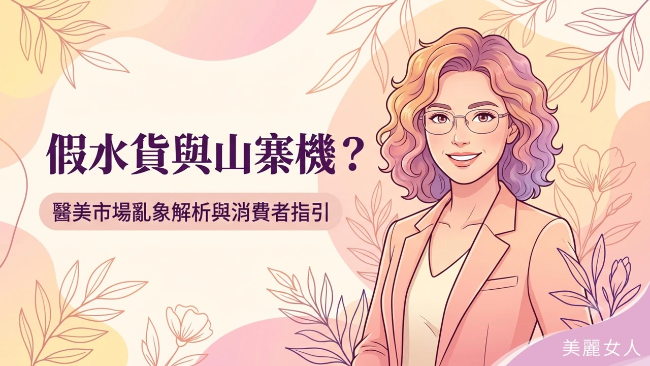 2026台灣醫美診所之假水貨與山寨機，市場亂象解析與消費者防禦指引