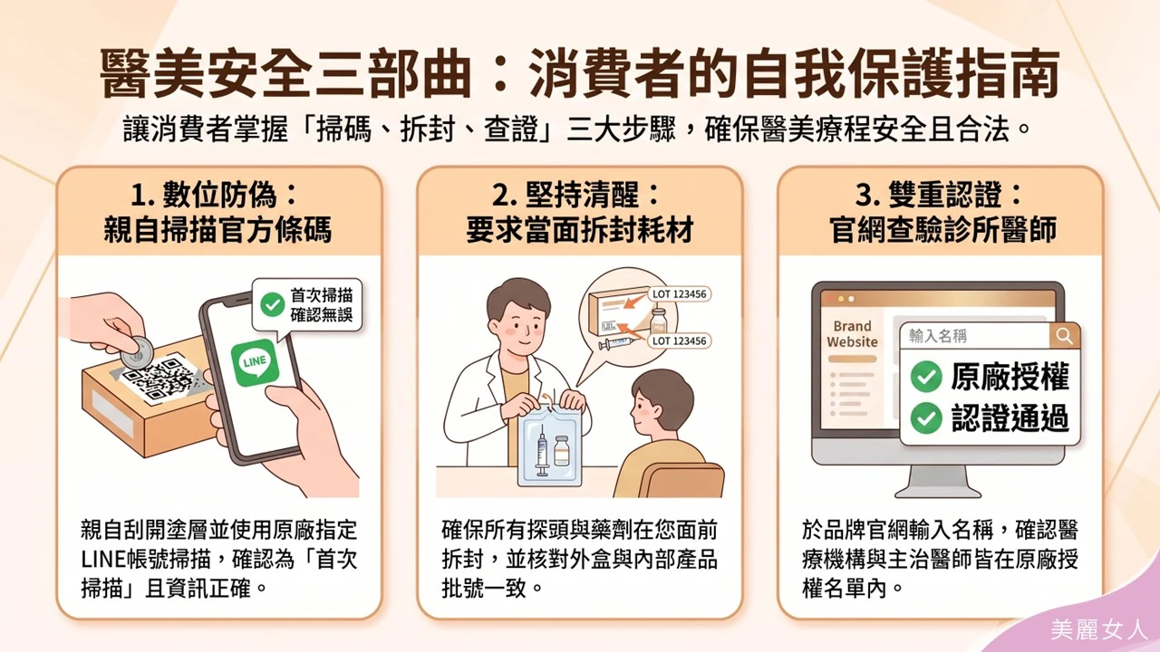 醫美安全三部曲,消費者自我保護指南