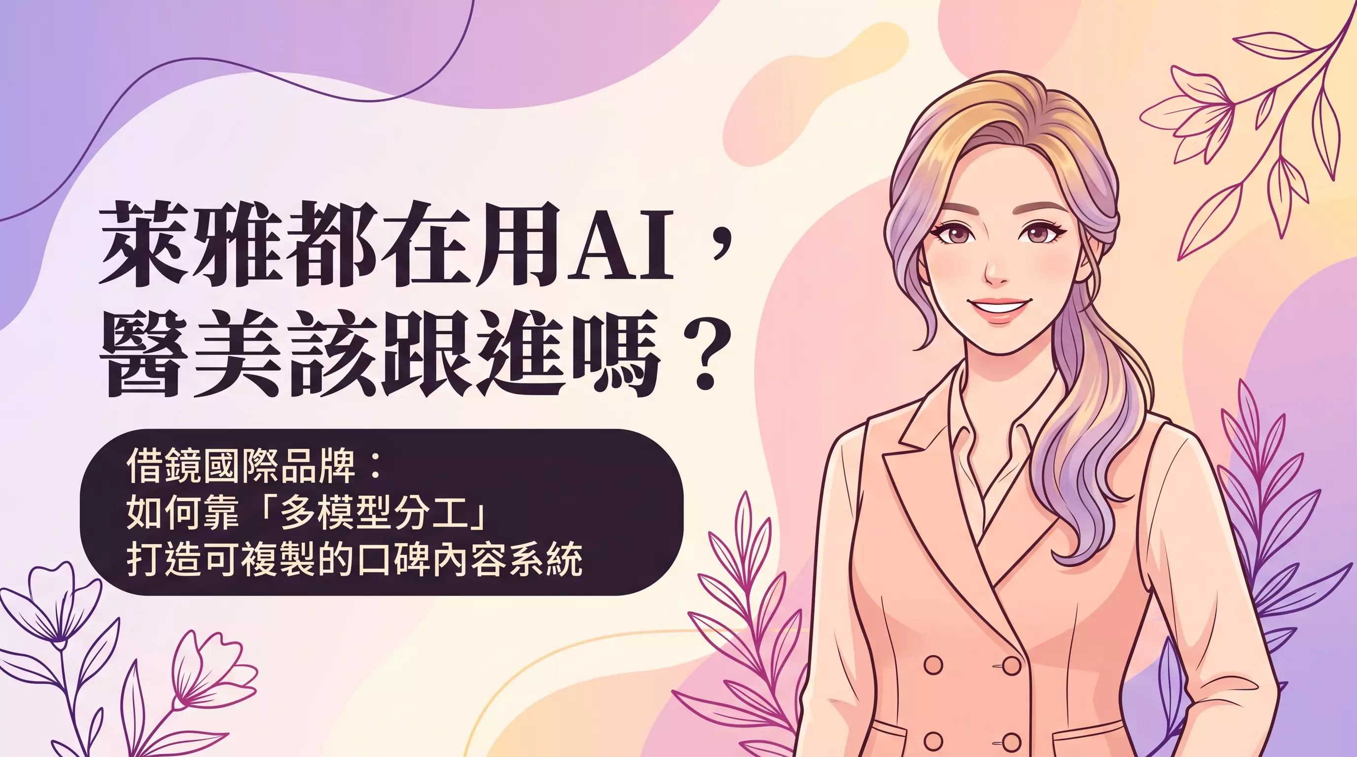 保養品牌深度發展AI內容，是否值得醫美診所口碑行銷借鏡？